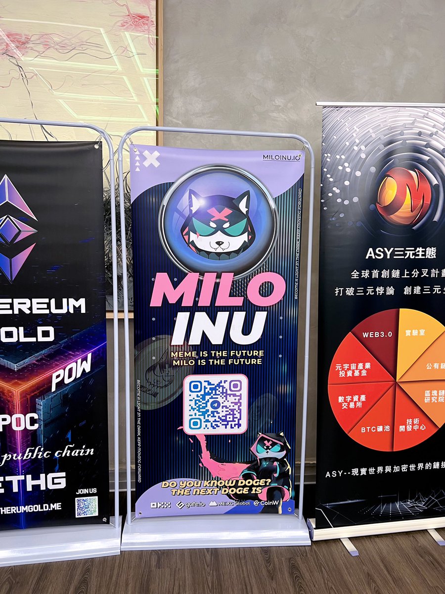 🌙Web3 Night in Hong Kong!

#MiloInu is very pleased to be able to communicate with many friends in the Crypto field.

Thank you very much to <a href="/CoinWOfficial/">CoinW</a>!