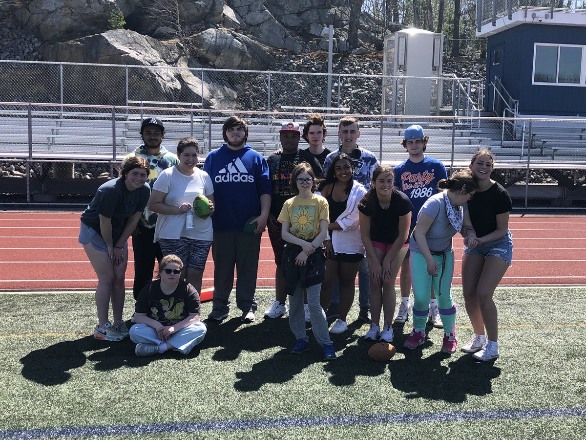 Tomorrow is the big day for these athletes! Make sure to show them some support! 🏈 #specialolympics