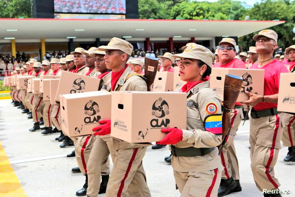 LealTelleria's tweet photo. Hoy, Día de la Milicia Bolivariana y del Pueblo en Armas, con gran orgullo felicitamos a los hombres y mujeres que, junto a los soldados patriotas, defendieron nuestra Soberanía Nacional y derrotaron el golpe de Estado el 13Abril2002.

Queridos Milicianos y Milicianas, Feliz Día. https://t.co/9BO6O8nhX6