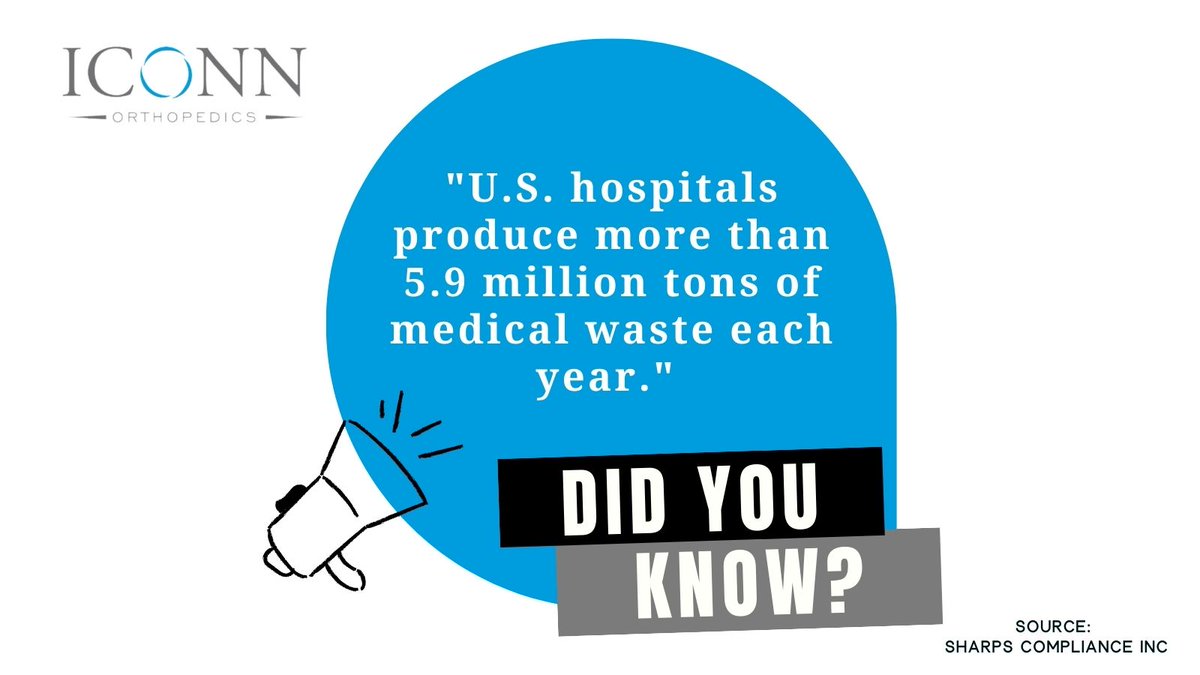 We are determined to significantly reduce medical waste in the #OrthopedicIndustry.  Learn more and join the cause here: iconnortho.com/connect/   #MedicalWaste #OrthopedicSurgery