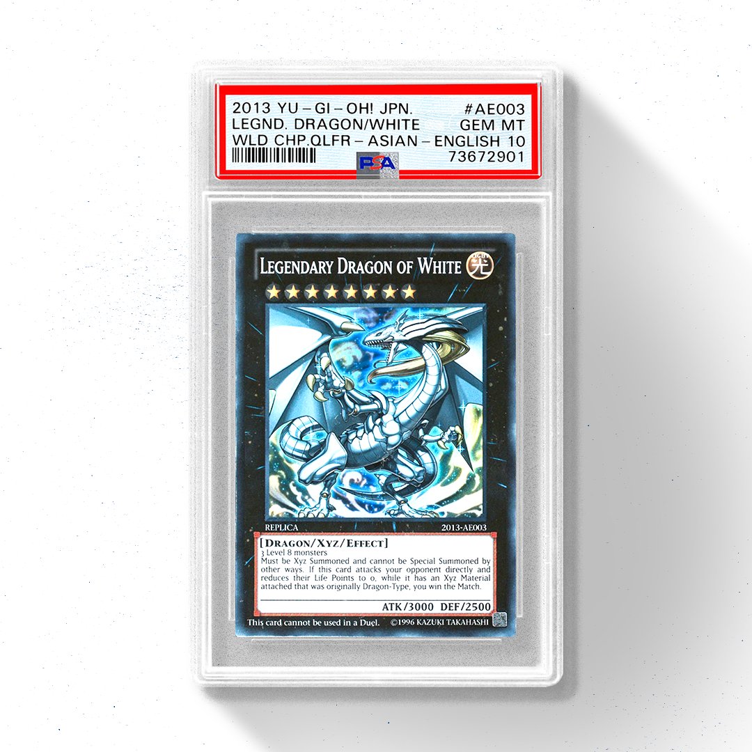 PSAcard on X: 𝙅𝙐𝙎𝙏 𝙂𝙍𝘼𝘿𝙀𝘿 🐉 This rare replica of the