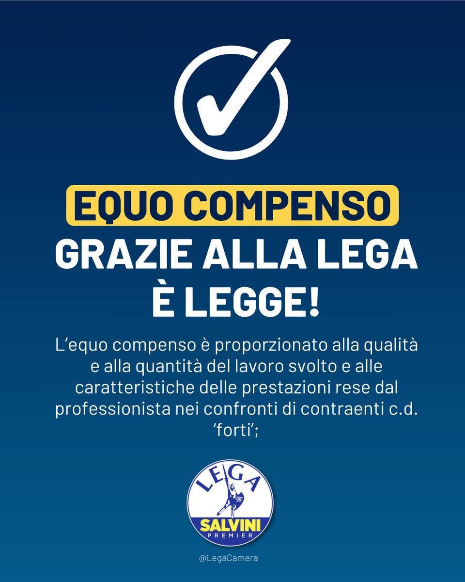 #equocompenso #legasalvinipremier