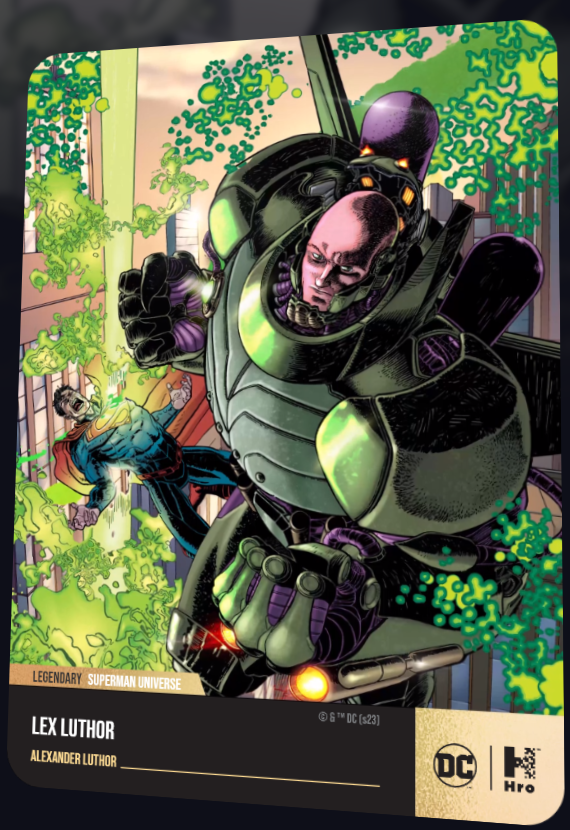 Richefrich's tweet photo. The NEW 2023 Digital 8 legends from @hro 🟢 are from the Superman Universe! Superman &amp; Lex Luthor! 🔥🔥🔥 @DCOfficial #nft #nfts #dccomics #hrodc https://t.co/K1XuH22qZE