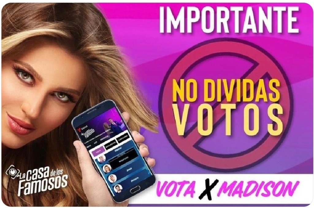 kukit0p's tweet photo. Todos a votar full por MADISON esta semana para salvarla de eliminación 🌎✅️🦋 

#Madison 
#Telemundo 
#TelemundoPR 
#PuertoRico
#LCDLF3
#MadisonSeQueda 
#Madisonalafinal https://t.co/n0OfBGBIQt