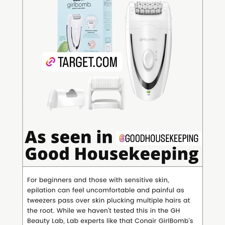 ConairBeauty's tweet image. As Seen In @goodhousemag 

READ HERE 👇goodhousekeeping.com/beauty-product…

SHOP NOW @Target &amp;gt;&amp;gt; target.com/p/conair-girlb…

#epilator #hairremoval