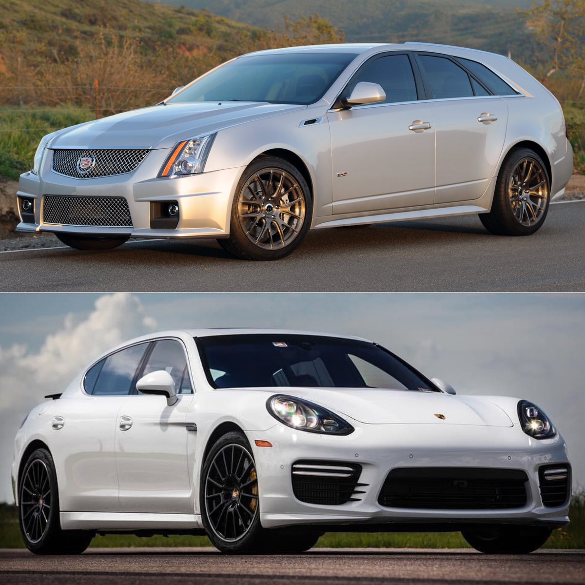 👉THIS or THAT 👈 CTS-V or Panamera Turbo 🏁

#Hennessey #Porsche #Cadillac #CTS #CTSv #Ct5v #CadillacCTSv #CadillacVseries #PanameraTurbo #Turbo #TurboS #PorschePanamera #Wagon #LongMayWeDrive #Pennzoil #ThisorThat
