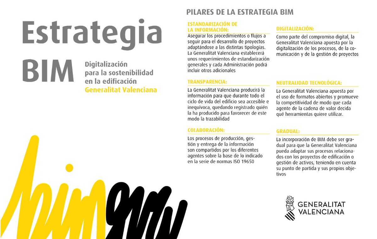 Se acaba de publicar el enlace de la #EstrategiaBIMGVA. Enhorabuena al equipo!! <a href="/matarredona_nur/">nuria matarredona desantes</a> <a href="/sermugo/">Sergio Muñoz</a>, Carmen Subirón, Isabel Jordán, Begoña Serrano, Margarita Vila, Olimpia Ferreiro, Cecilia Lázaro. <a href="/buildingSMARTsp/">buildingSMART Spain</a> <a href="/Fundacion_IVE/">IVE | Instituto Valenciano de la Edificación</a>
Accede aquí: habitatge.gva.es/es/web/arquite…