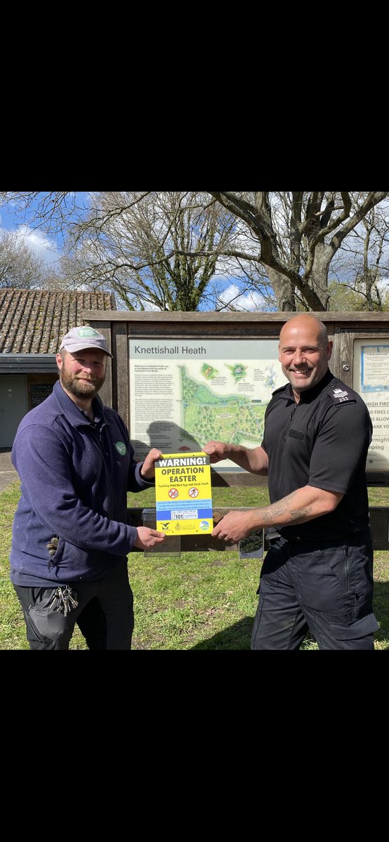 A good day had meeting greet partners helping to protect our wildlife and habitats.Birders, be vigilant for #EggThieves &amp; help support #OPEaster to reduce #WildlifeCrime. If anybody with a vulnerable sight needs signs, please contact us, to help stamp out this criminality. #233
