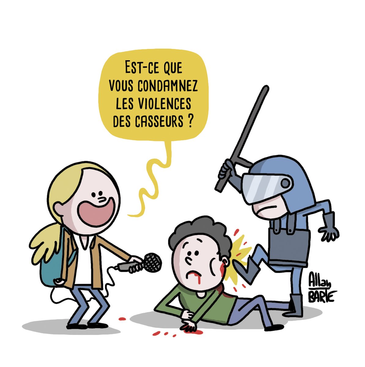 Ritournelle.
#manifestation #greve13avril #manif13avril #RéformedesRetraites #ViolencesPolicières

⚠️ Campagne de financement en cours ⚠️
⏭️fr.ulule.com/macronie6 📔📚