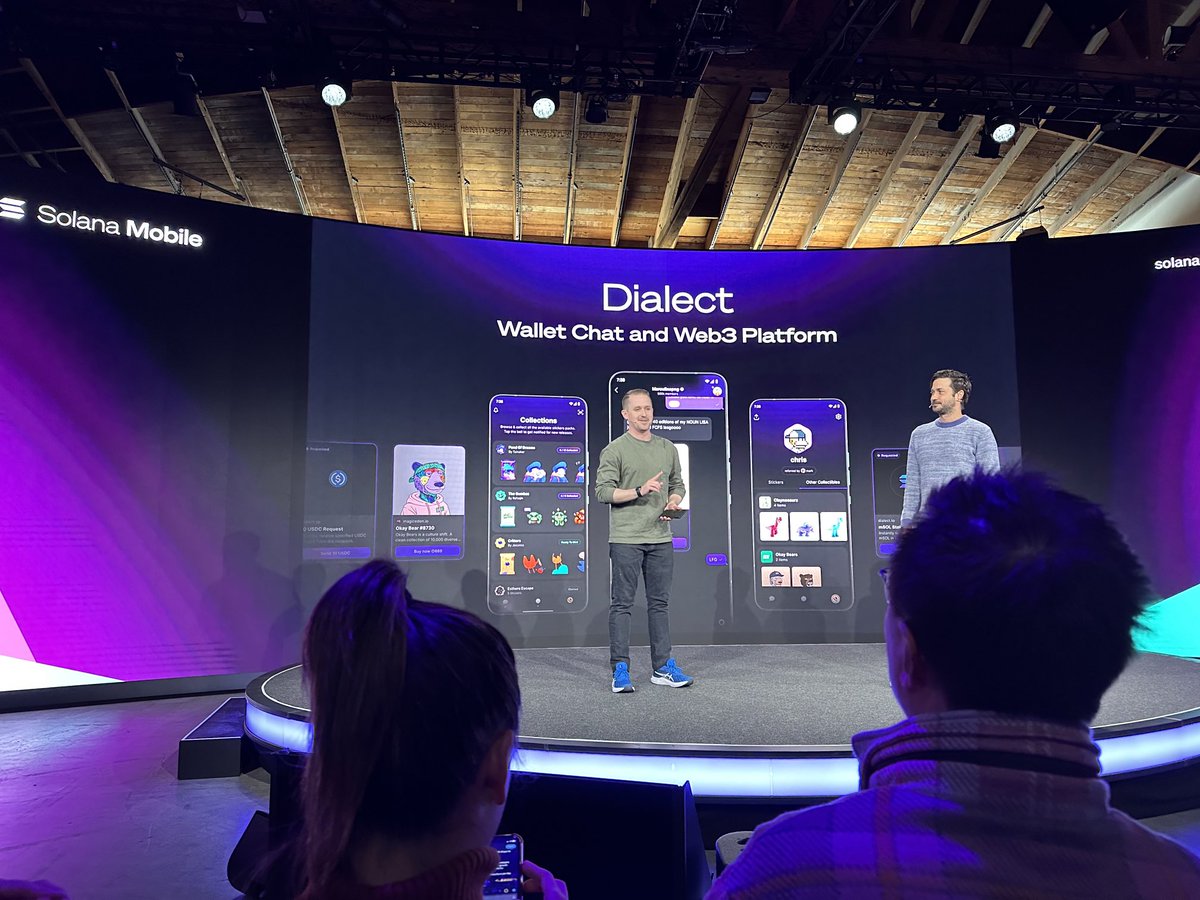⁦@saydialect⁩ launching on day 1 upon launch of ⁦@solanamobile⁩ on the @solana dApp store! Lfg.