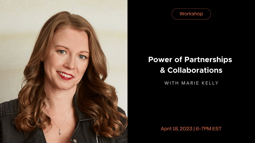 Cohort members! Don't forget the amazing Marie Kelly is sharing her knowledge with us Tuesday April 18th at 6 pm EST on the Power of Partnerships &amp; Collaborations! fylitribe.com/workshop/close…

Bring your fylí journals and get ready to take some incredible notes 😆📝 .