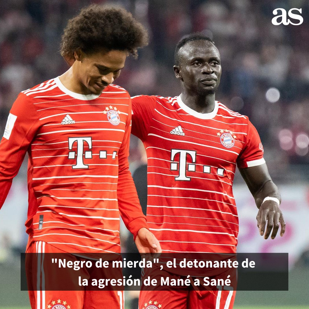 diarioas's tweet photo. ❌ El Bayern castiga a Mané: no irá al próximo partido de la Bundesliga

👉 El primo del senegalés reveló el insulto que le habría proferido el alemán

💥 "Negro de mierda" https://t.co/x6uv1X3RQn