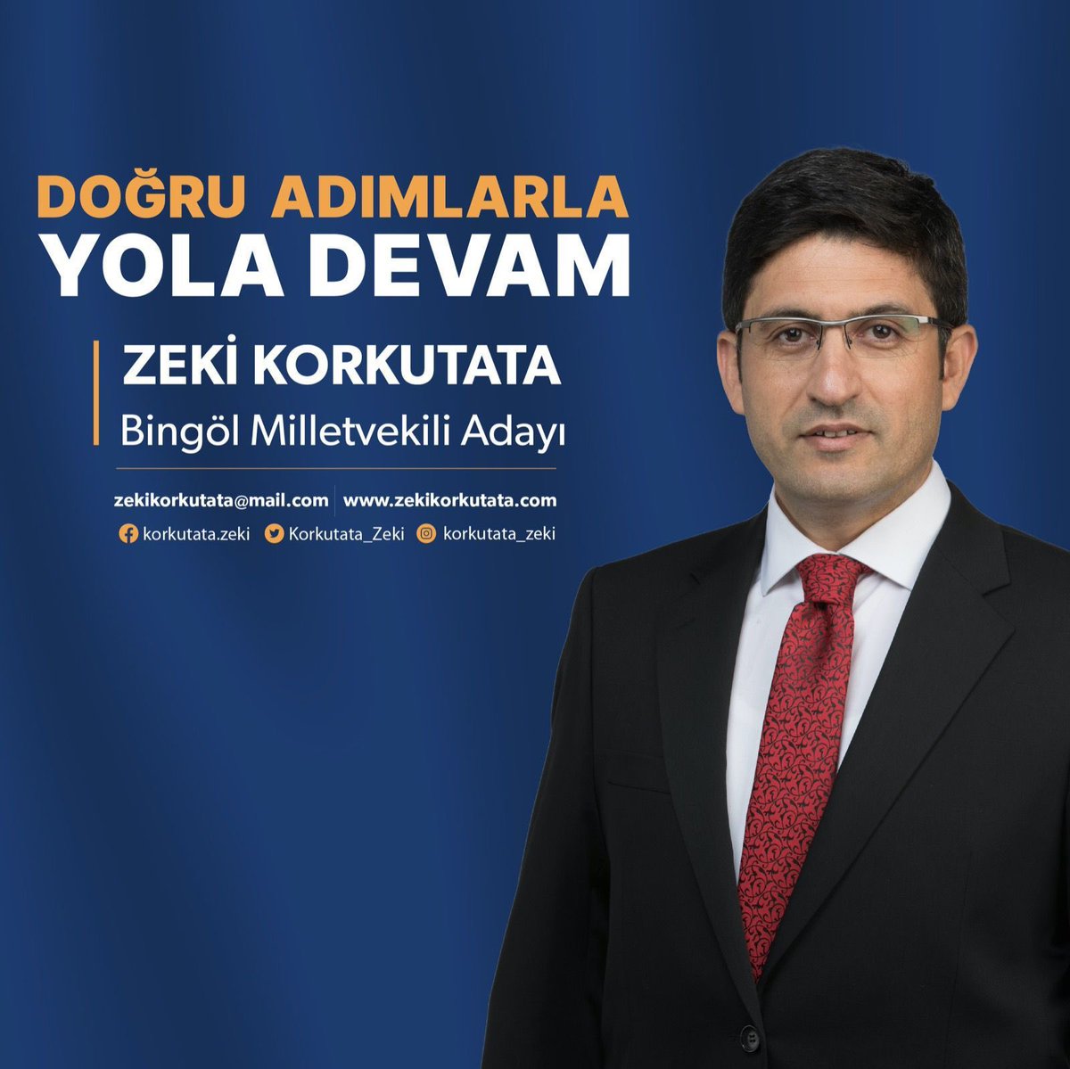 Esas olan gençliğin ve gönüllerin insanı sn <a href="/Korkutata_Zeki/">Zeki Korkutata</a> nin meclise gitmesi değil, umut olan doğru adımlarla yola devam edecek Bingöl’ ün bir sahibinin olacak olması.