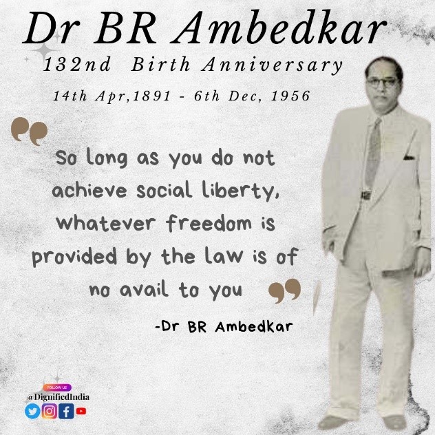 Celebrating Dr. B. R. Ambedkar’s 132nd Birth Anniversary!

#DrAmbedkar_14April