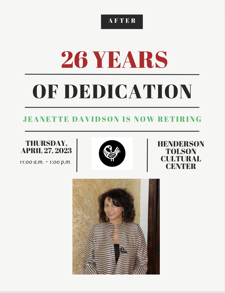 Join us as we celebrate Dr. Jeanette Davidson. #AFAM #Blackexcellence