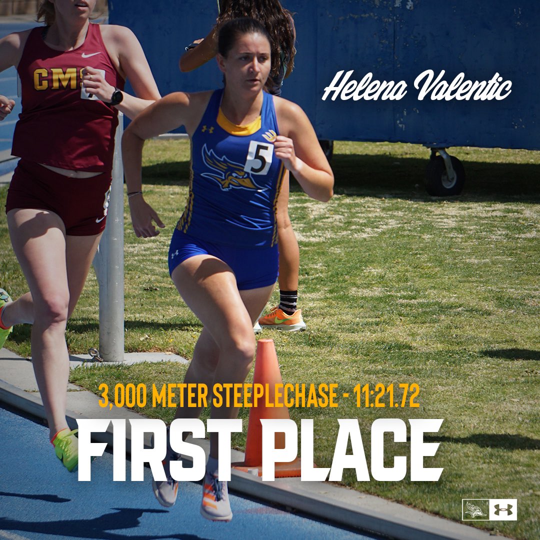 Another win in the steeplechase for Helena Valentic 👌

#RunnersOnTheRise