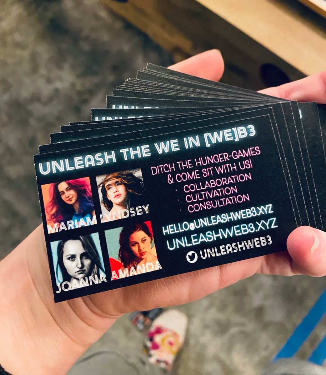 UnleashWeb3's tweet image. Unleash Web3 business cards! 

#unleashthebeast 🔥