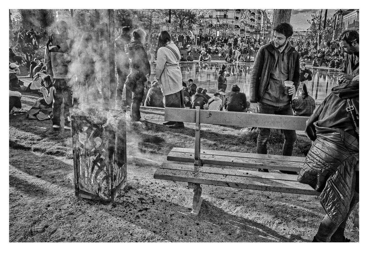 GuerrillaRepor1's tweet image. 2023-04-06+++Paris+++ #ReformeDesRetraites #greve6avril #France #Paris #Macron