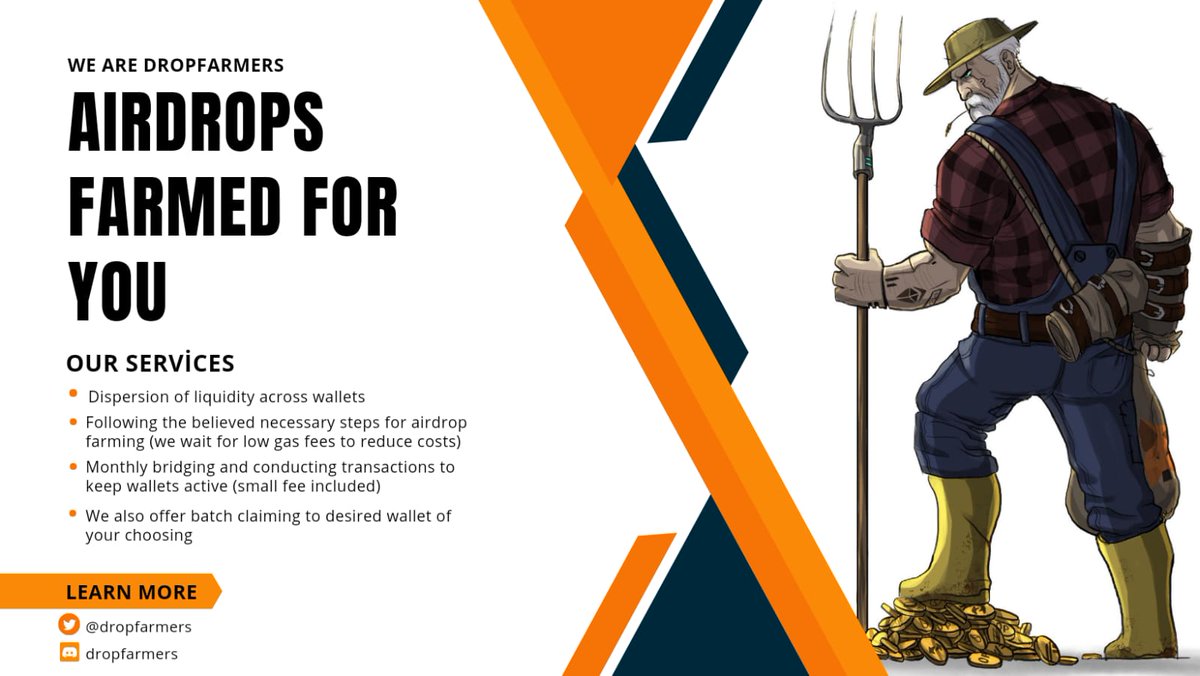 We offer a range of services, and we would appreciate it if you could share them with your friends and family. Your referrals are always welcome! 🫡
#Airdrops