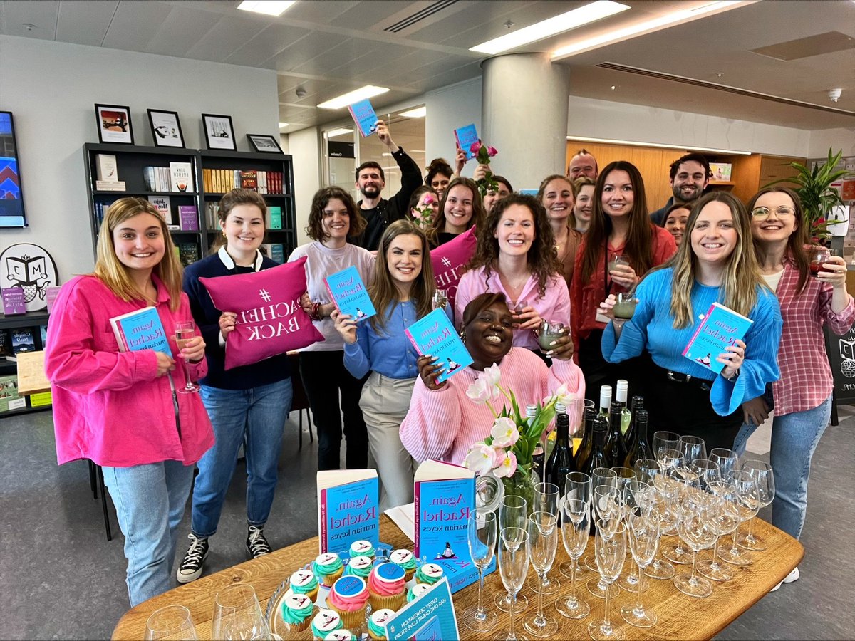 Wishing the happiest paperback publication day to the brilliant @MarianKeyes and #AgainRachel, a book I love so much I made everyone in the office dress up like the cover. It will make you laugh, cry, hurt and heal. In stores everywhere from today 💞