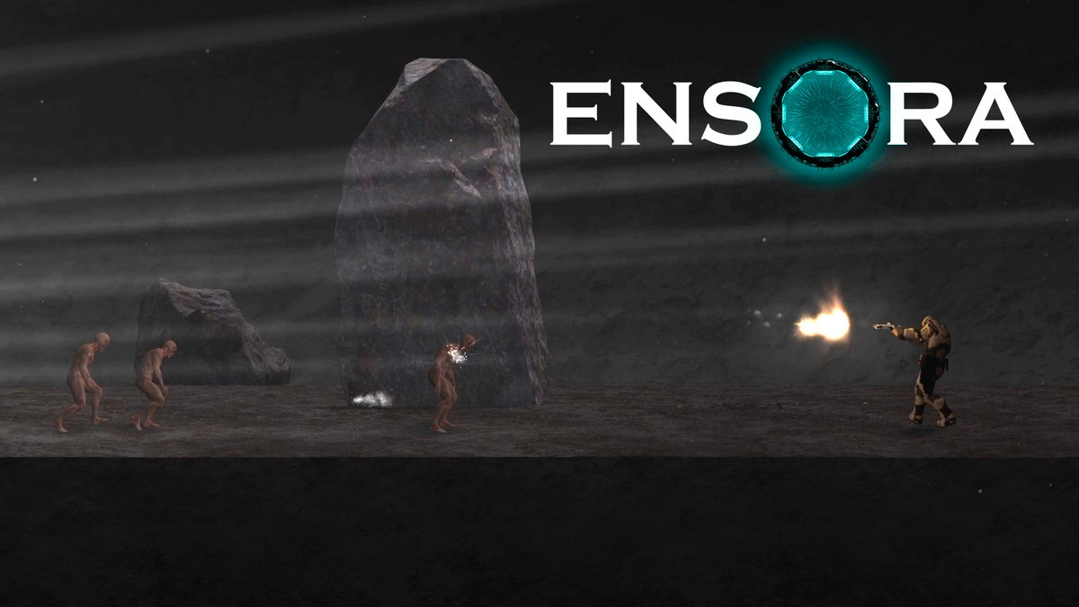 EnsoraGame's tweet photo. Ensora is game about shooting, searching for useful loot, hacking electronic systems and exploring the planet. 

Get on your ship, choose a location and go on your way.  And don't forget to keep an eye on the amount of food and fuel on board.

Steam page:
https://t.co/nRZGLImzke https://t.co/2yYk67wGQ8