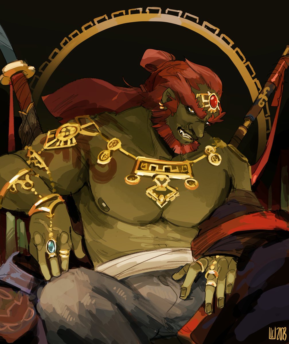 lillhappycloud's tweet photo. Rehydrated Ganon from the new Zelda trailer is um... 👁️🫦👁️ https://t.co/DW6izSltL6