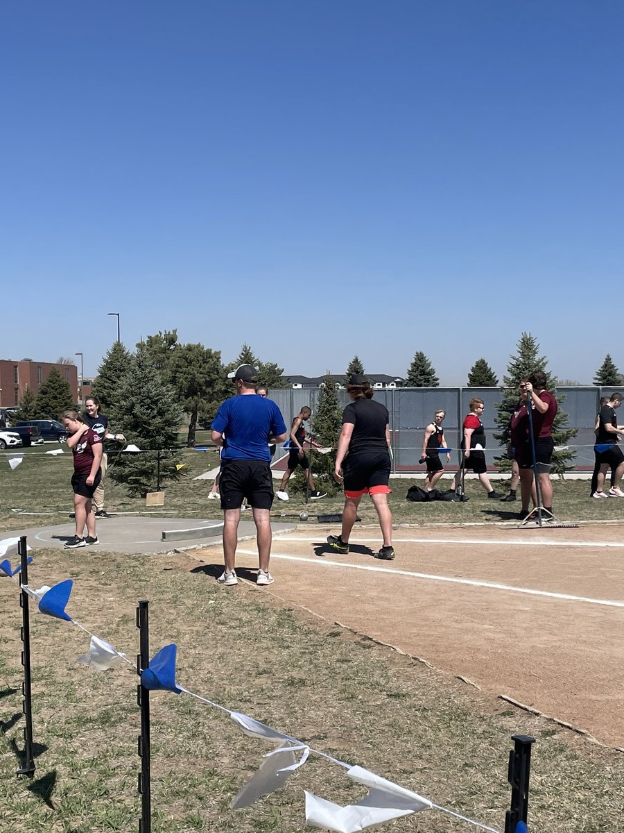 Awesome to see our throwers step in and help run the Unified Shot Put!  Lots of cheers and smiles up on the hill today!  #servantleaders