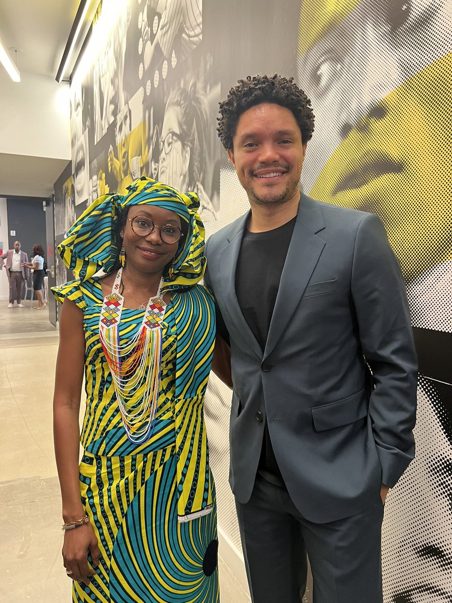 Global Inclusive Growth Summit in Washington DC where indigenous peoples are planet heroes with super power built by our traditional knowledge. 
So honoured shared the stage with my favorite African brother @Trevornoah 
@Mastercard #inclusion #ClimateAction #SpringMeeting2023