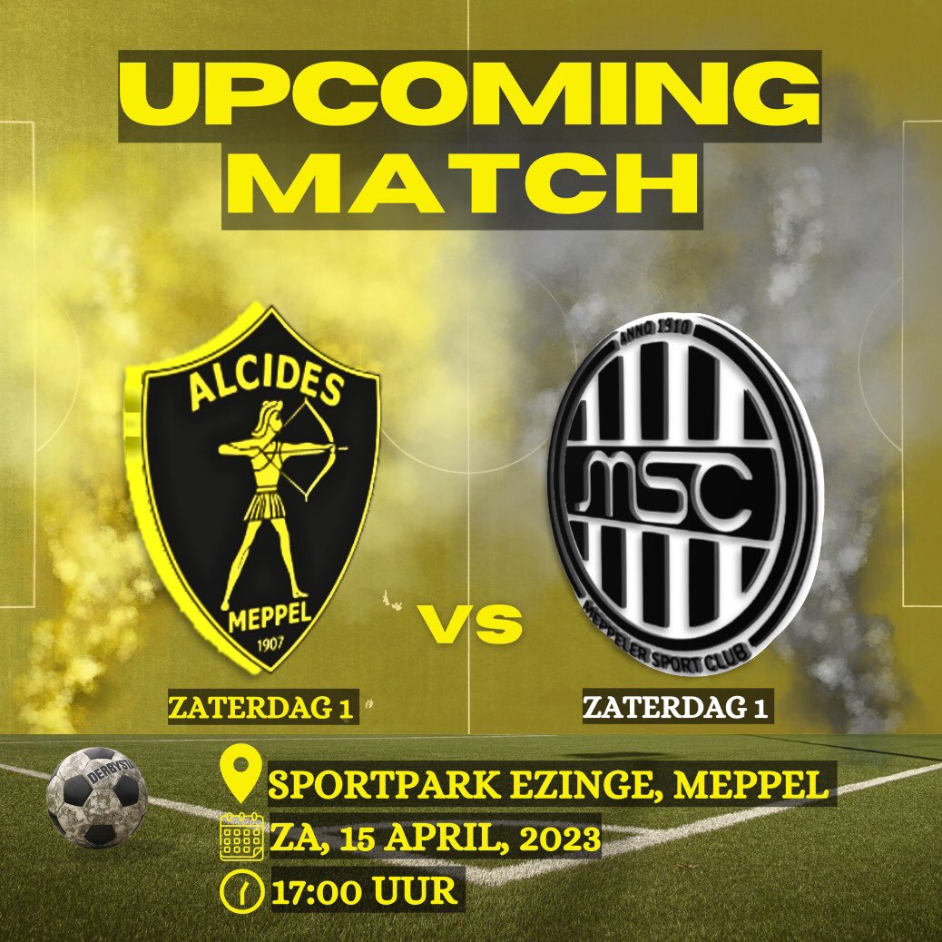 Alcides1907's tweet image. Het is bijna derby day!