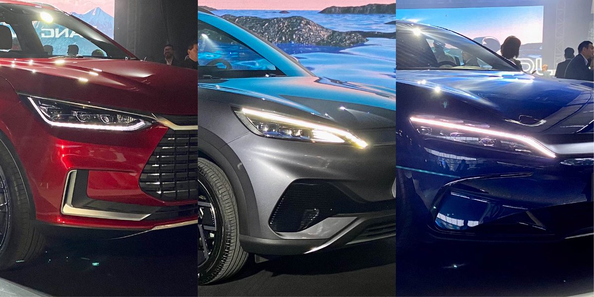 autodinamicomx's tweet photo. ¡Comienzan operaciones en nuestro país! 🔌🇨🇳
La oferta inicial de @BYDCompany en México consiste de tres modelos: #HanEV, #TangEV y #YuanPlusEV, mismos que ya tienen precios...
Conócelos aquí, haz click ---> https://t.co/nffJwNY4H3 https://t.co/FPZW57F8Bm