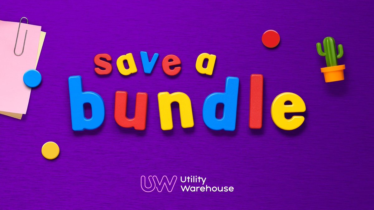 Saving money with #UtilityWarehouse is simple!

💜 All your home services in one bill
💜 Up to £400 in early termination fees
💜 A cashback card to reduce your bills even more 

Get a free, no-obligation, quote today: uw.partners/becky.pendlebu…
#saveabundle #CostOfLivingCrisis