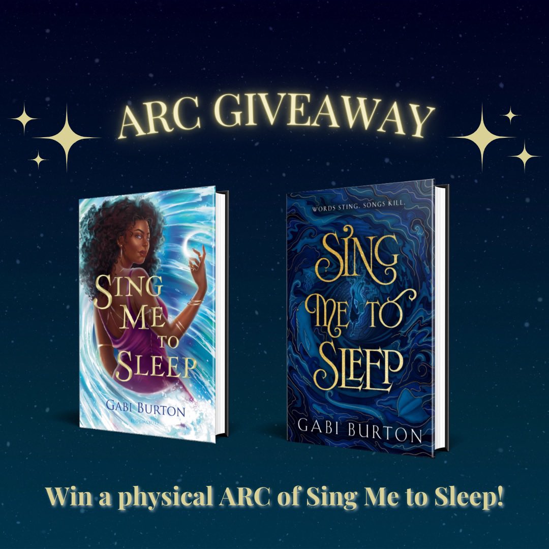 ARC GIVEAWAY!

I’m giving away physical ARCs of SING ME TO SLEEP! To enter:

🧜🏿‍♀️Follow me
🧜🏿‍♀️ RT
🧜🏿‍♀️ Tag a friend! (For a bonus entry, comment a Black book you’re excited to read this year!)