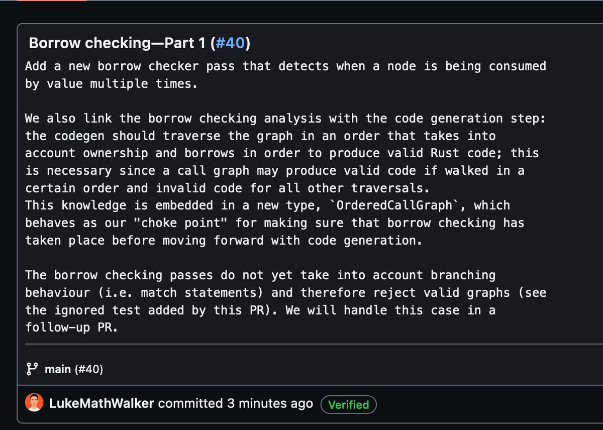 Borrow checking was one of my nightmares for pavex. The framework must generate _valid_ Rust code, which implies that pavex itself needs to be aware of the borrow checker. After a few days of head scratching, it's working! There are a few edge cases left, but the core works 🚀