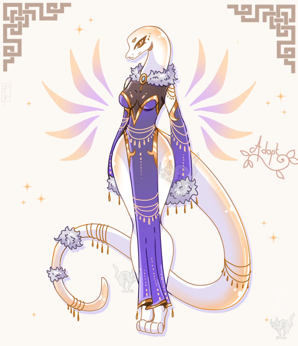 Feuille_png's tweet photo. [ Open ] 🔮🐍 Chïsa the snake witch auction 
 
Adopt available here: https://t.co/ad7ljxm1rE

#adoptable #Adopt #adoptables #adopts #art #oc #furry #snake https://t.co/tOuioS4zyY