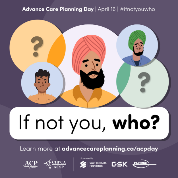 Who will make decisions for you if you are not able to make them yourself? 
April 16 is Advance Care Planning Day. Ask yourself: If not you, who?
#ACPDay2023 #CompassionateAlberta #ACPCanada #IfNotYouWho