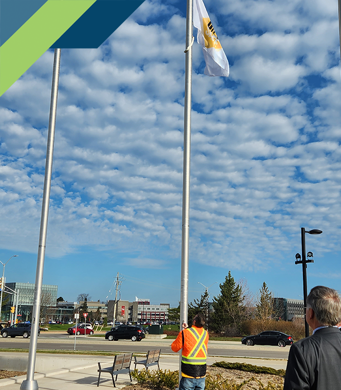 NiagaraRegion's tweet image. The #DigSafeMonth flag is up as a reminder to think twice about underground utilities.

We maintain traffic signals, plus a complex network of conduit, and it may be buried in your excavation site!

Don't risk your safety - call or click before you dig: pulse.ly/1d6qa8pnj8