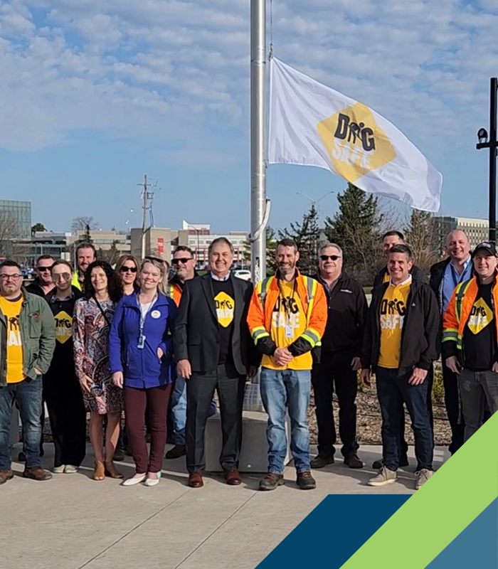NiagaraRegion's tweet image. The #DigSafeMonth flag is up as a reminder to think twice about underground utilities.

We maintain traffic signals, plus a complex network of conduit, and it may be buried in your excavation site!

Don't risk your safety - call or click before you dig: pulse.ly/1d6qa8pnj8