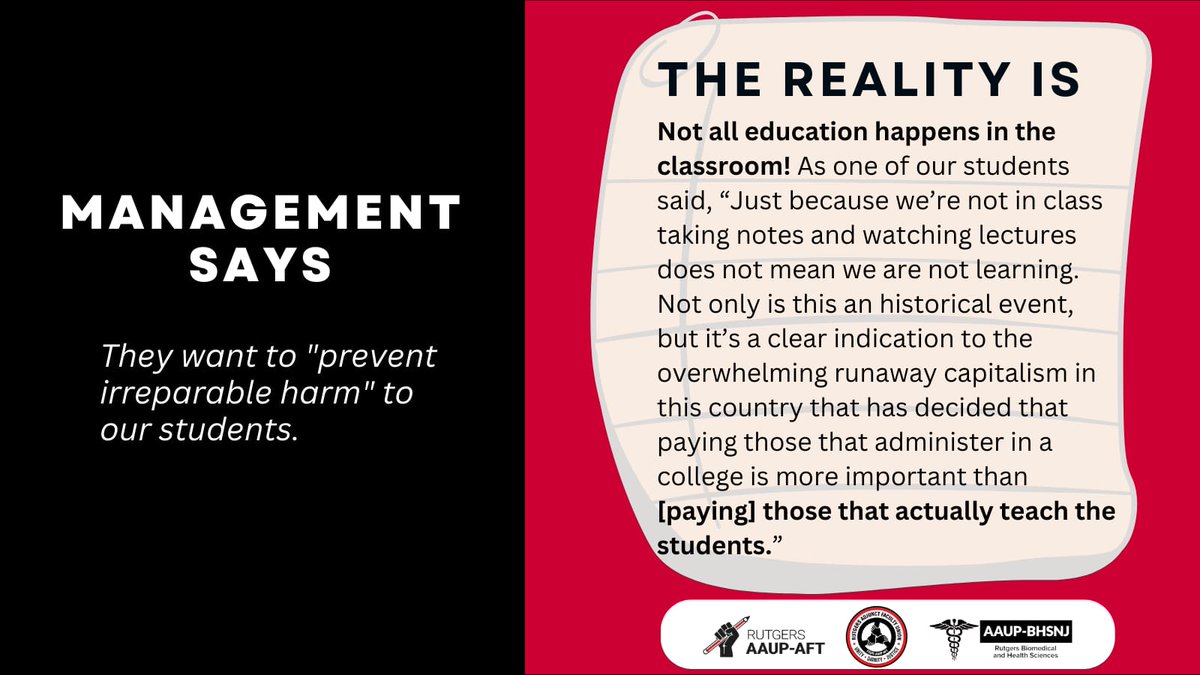 Rutgers AAUP-AFT Academic Worker Union tweet media