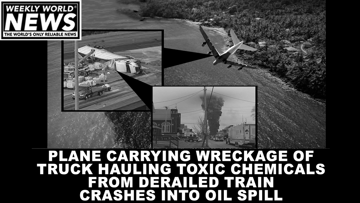 'If it's not one thing, it's another. Or it's both.'
#planes #toxicchemicals #toxic #oilspills #planecrash #derailedtrains