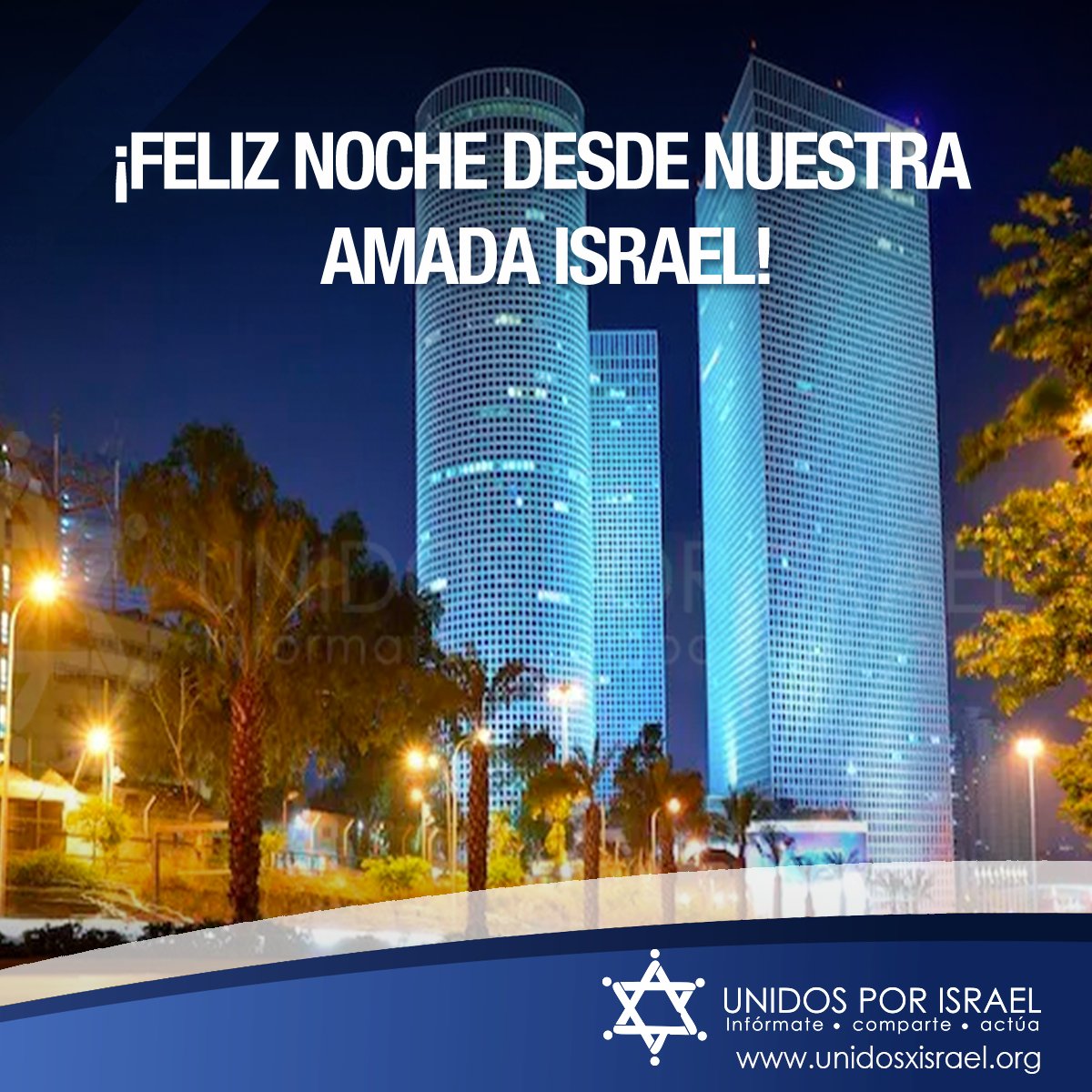 A todos nuestros amigos #unidosxIsrael les deseamos una...