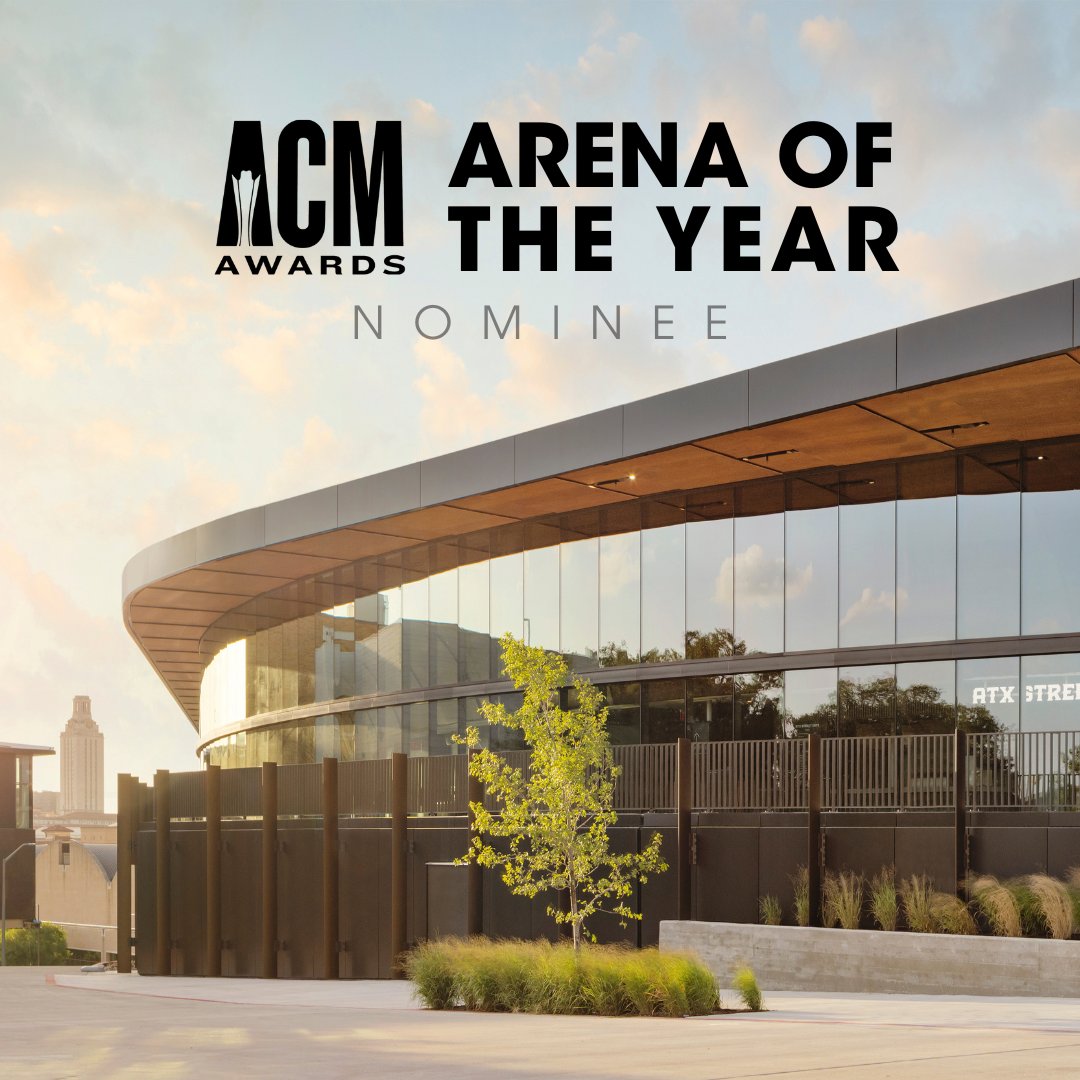 MoodyCenterATX's tweet photo. Thank you @ACMawards for nominating Moody Center as Arena of the Year! We're honored to be nominated alongside several amazing venues as we reach our 1 year anniversary. 🤘 https://t.co/ZxMg1uMgoM