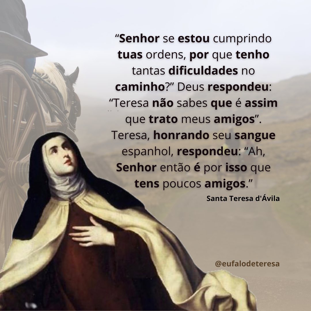 Maryrrocha's tweet photo. Aiai... kkkkkkkkkk
errada ela não estava! 😅🤭

#migasualoka
#santateresa
#teresadavila https://t.co/2FZssofrvU