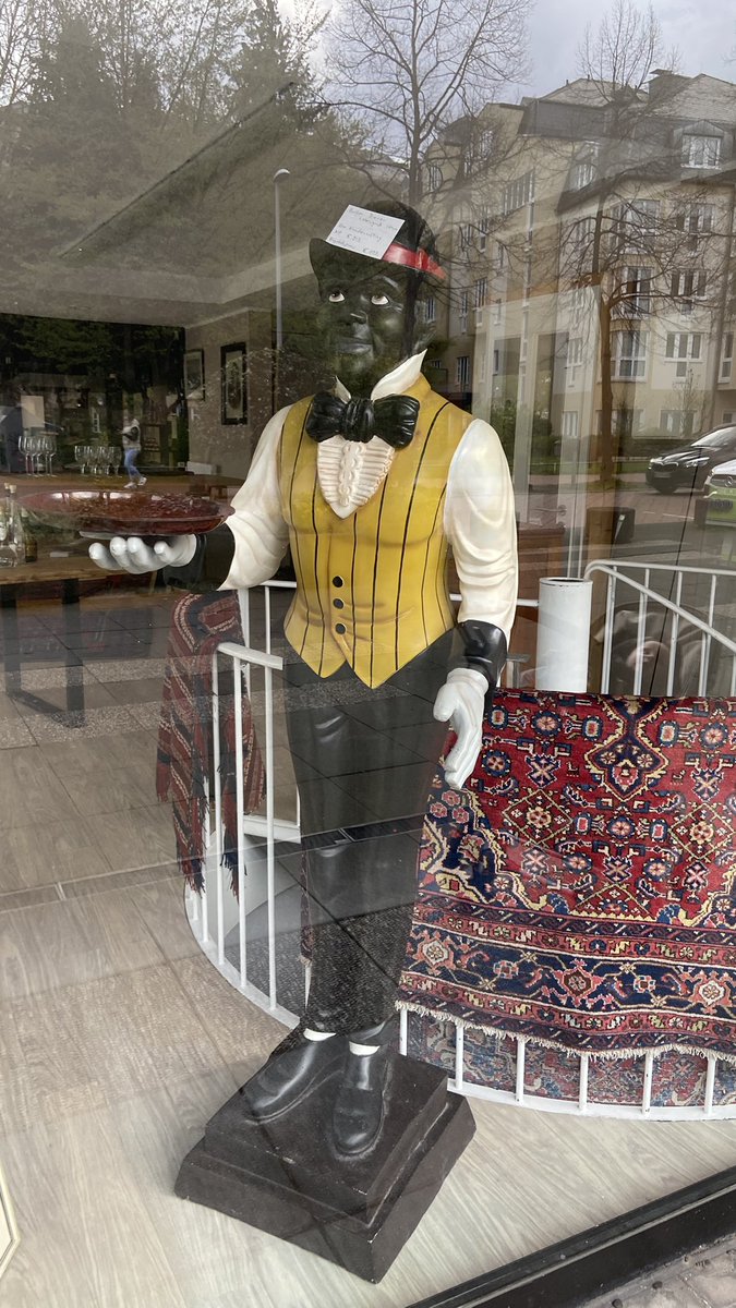 Tomorrow when the shop is open, I plan to speak to the owner of MS Wohnambiente about  why I find it completely inappropriate and #racist to even be selling this. #notok