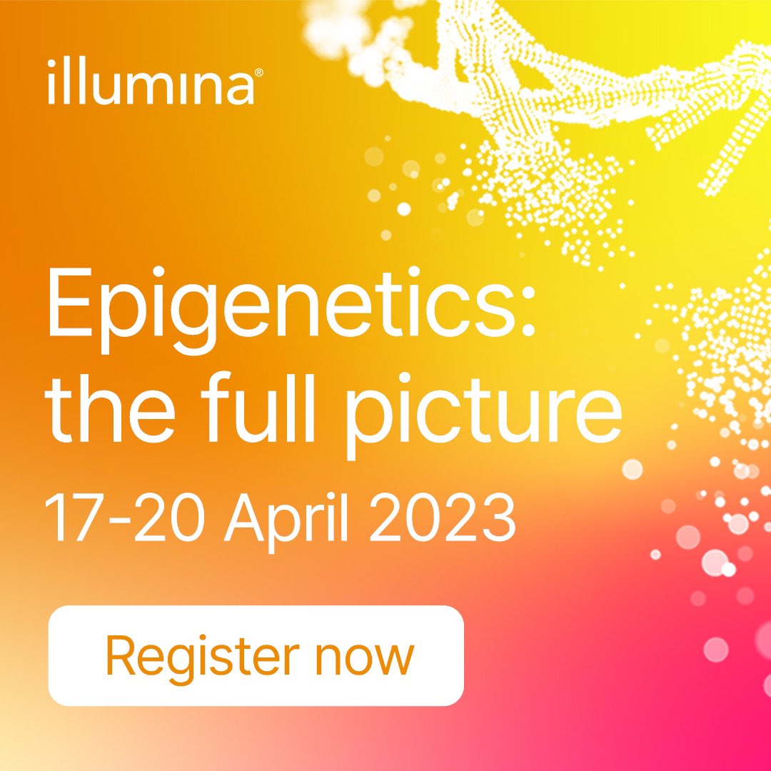 Happy to advise that I’m presenting a talk for Illumina’s ‘Epigenetics Day’ on our bipolar polygenic risk score stratified epigenome wide association study on 19 April. nature.com/articles/s4139…  Register here: eventregistration.illumina.com/BmdmBm?RefId=S…