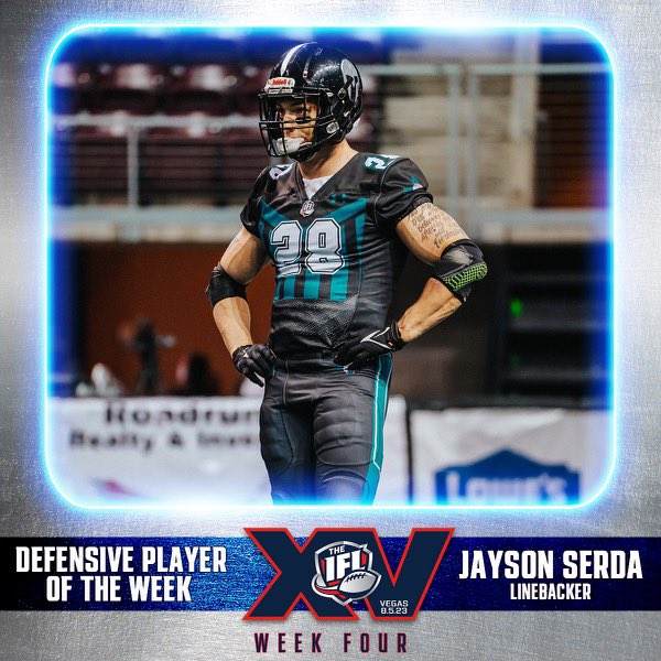 IFL defensive player of the week goes to our very own Jayson Serda! Let’s go Serda! 🔥🔥🔥 . . . . #CommunityChampions #DCGladiators #505 #nmtrue #albuquerque #nm #ifl #newmexico #arenafootball #indoorfootball #dukecity #gladiators #newmexicotrue #Albuquerque #JustWin