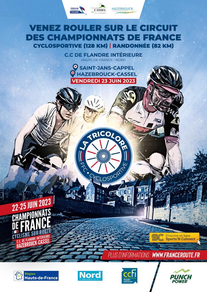 Ouverture des inscriptions de la Tricolore sur <a href="/sports_nconnect/">Sports'N Connect</a> by la <a href="/FFCyclisme/">FFC</a> 📲