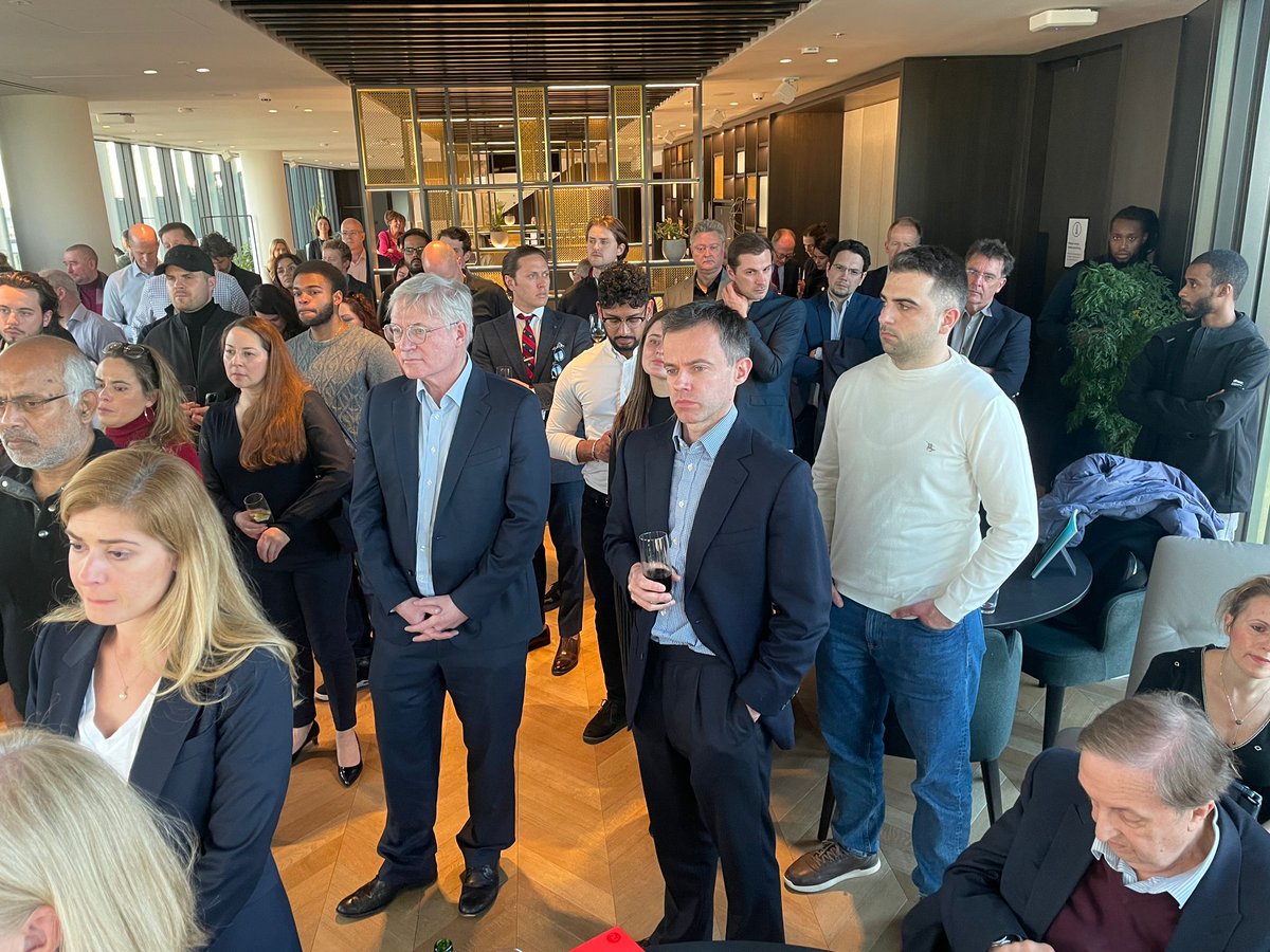 FINTECHCircle's tweet photo. 🎉 Our "Spring Drinks" is now LIVE! We're thrilled to have a fantastic panel of experts joining us tonight, sharing their insights on the latest trends in the fintech space... Thank you to all the movers & shakers of the fintech world for joining us!
#fintech #springdrinks #live https://t.co/K04cviQMRW