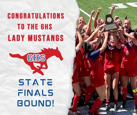 GCISD_Athletics's tweet photo. What a game for @_onemustang !! They showed a ton of grit today fighting back and getting the win. Championship game is Saturday at 11 am. We need all Mustang Nation to show up!! @GCISD @Supt_GCISD @AlexFingers7 https://t.co/TpgyNDBjwn