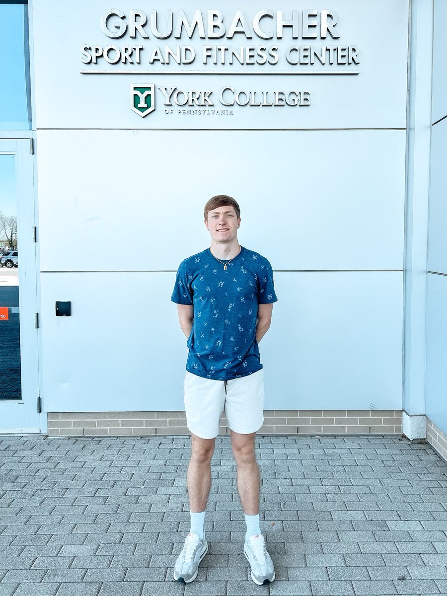 Great visit at York College today! Thanks to <a href="/CoachMattHunter/">Matt Hunter</a> and <a href="/Jared_Wagner5/">Jared Wagner</a> for having me. Had a great time and enjoyed the campus!