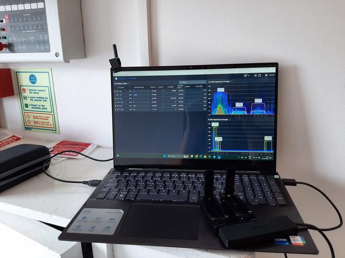 SirrahTech's tweet image. Back at the student house in Middlesbrough to install 3 WiFi access points.  After installation, we scanned for wireless signals and configured the setup to avoid interference.  Result = great coverage in the 9 student bedrooms and happy students 🎓😀 #WiFi #Ubiquity #Unifi